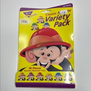 Trend Enterprises Vibrant classic accents with Cartoon Monkey